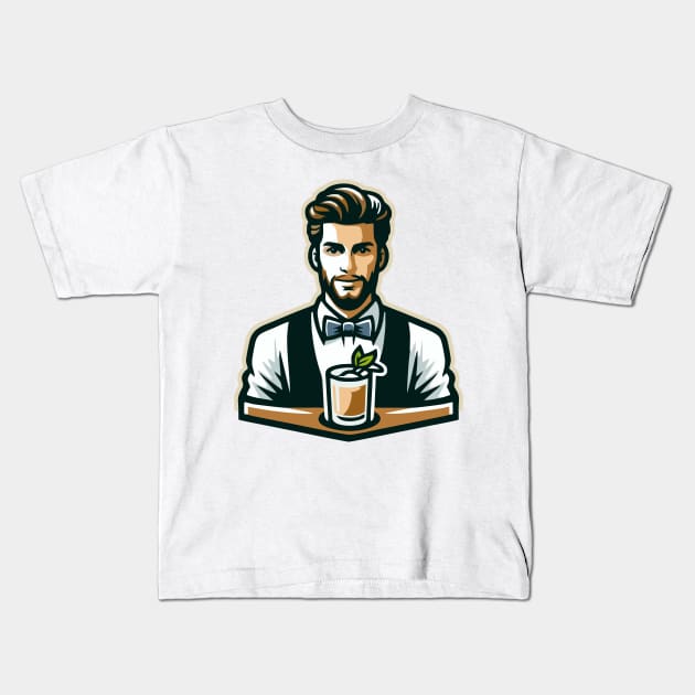 bartender Kids T-Shirt by artoriaa